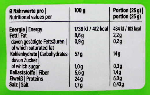 ahead Protein Flips Sour Cream & Onion Flavour vegan, 6 x 50g Beutel