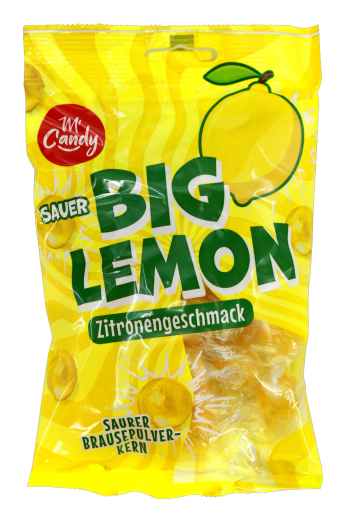 M'Candy Big Lemon saure Bonbons, 20 x 150g