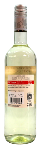 Gerstacker Lil`Berry weißer Pfirsich 5,1% vol., 6 x 0.75 l Flasche