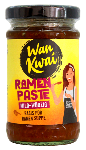 Wan Kwai Ramen Paste mild-würzig, 6 x 100g Glas