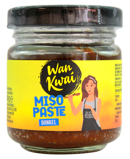 Wan Kwai Miso Paste dunkel, 6 x 100g Glas