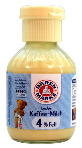 Bärenmarke leichte Kaffee-Milch 4% Fett, 24 x 158ml Flasche