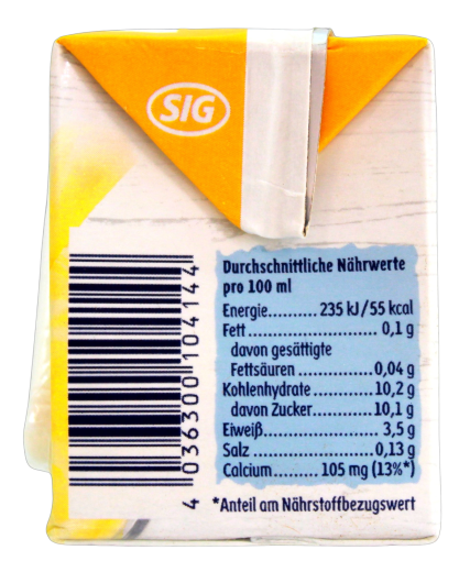 Milram Moin Bananen Drink, 20 x 200ml Trinkpäckchen