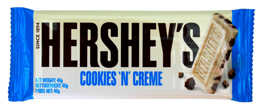 Hershey's Cookies'N'Creme Schokoriegel weiß, 24 x 40g Riegel