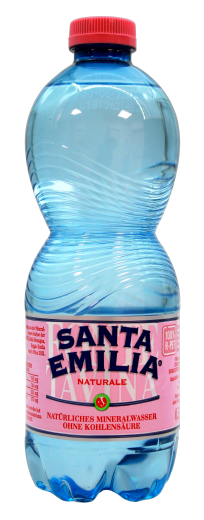 Santa Emilia Naturele natürliches Mineralwasser ohne Kohlensäure, 24 x 0.5 l Flasche EINWEG