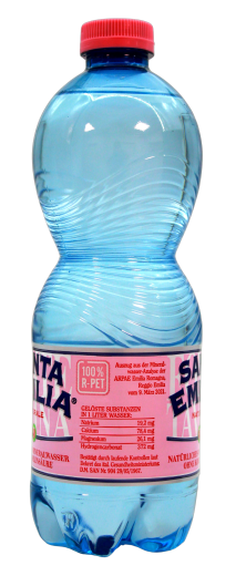 Santa Emilia Naturele natürliches Mineralwasser ohne Kohlensäure, 24 x 0.5 l Flasche EINWEG