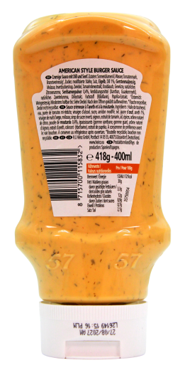 Heinz American Burger Style Sauce, 5 x 400ml Flasche
