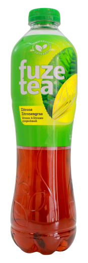 Fuze Tea Zitrone-Zitronengras Eistee, 6 x 1.25 l Flasche EINWEG