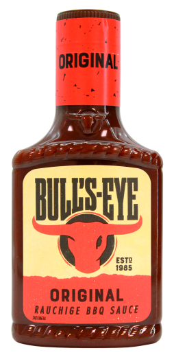 Bull's-Eye Original rauchige BBQ Sauce, 3 x 300ml Flasche