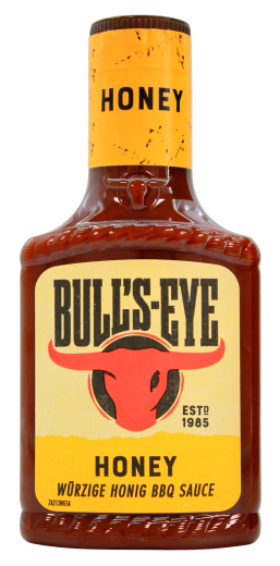 Bull's-Eye Honey würzige Honig BBQ Sauce, 3 x 300ml Flasche