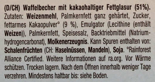 DeBeukelaer Decor on Ice Waffelbecher, 21 x 60g Packung
