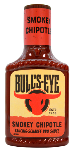 Bull's-Eye Smokey Chipotle rauchig-scharfe BBQ Sauce, 3 x 300ml Flasche