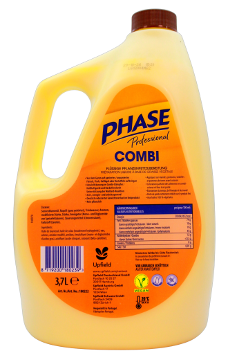 Phase Professional Combi Pflanzenfettzubereitung, 1 x 3,7 l Flasche