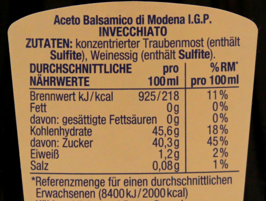 Herzstücke Aceto Balsamico di Modena I.G.P. Invecchiato, 6 x 250ml Flasche
