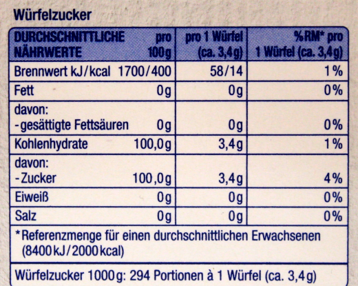 Gut & Günstig Würfelzucker, 7 x 1 kg Packung
