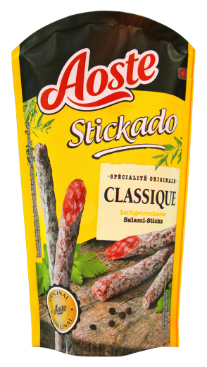 Aoste Stickado Classique Salmi-Sticks, 12 x 70g Beutel
