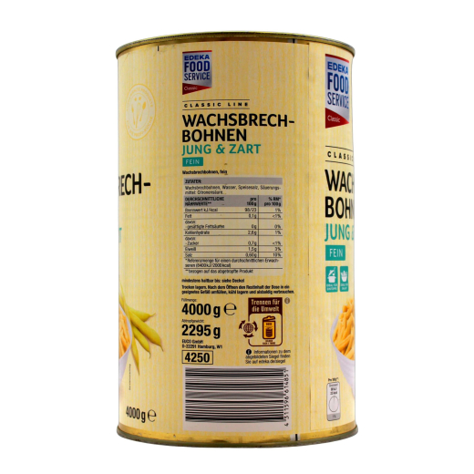 Classic Line Wachsbrechbohnen fein jung & zart, 3er Pack (3 x 2295g)