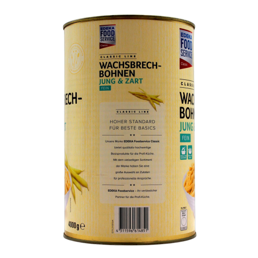 Classic Line Wachsbrechbohnen fein jung & zart, 3er Pack (3 x 2295g)