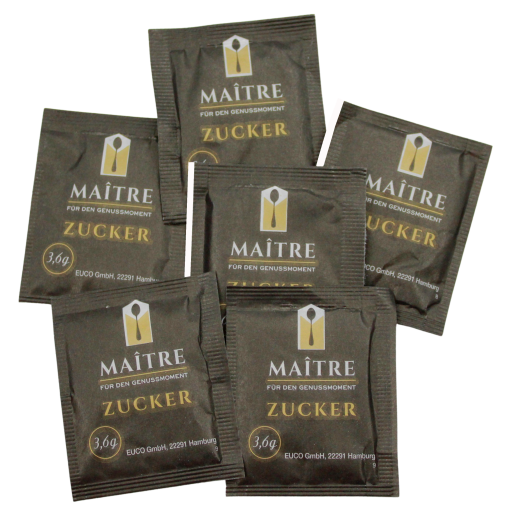 Maitre Zucker-Sachets, 1 x 3,6 kg Karton