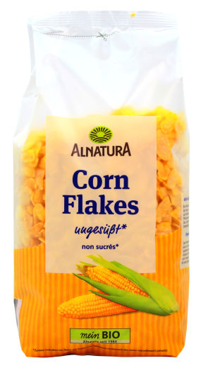 Bio Alnatura Corn-Flakes ungesüßt, 5 x 300g Beutel