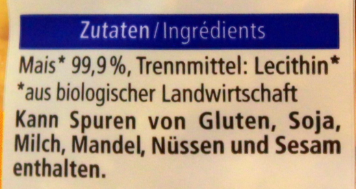 Bio Alnatura Corn-Flakes ungesüßt, 5 x 300g Beutel