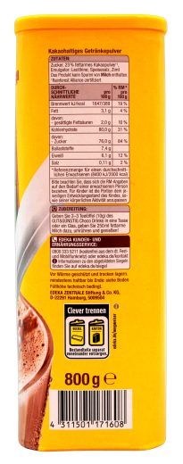 Gut & Günstig Choco-Drink Getränkepulver, 5 x 800g Packung