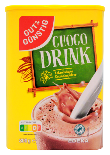 Gut & Günstig Choco-Drink Getränkepulver, 5 x 800g Packung