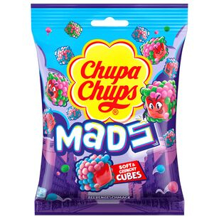 Chupa Chups Mads Berries soft & crunchy Cubes, 12 x 115g Tüte
