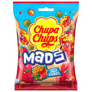 Chupa Chups Mads Fruits soft & crunchy Cubes, 12 x 115g Tüte
