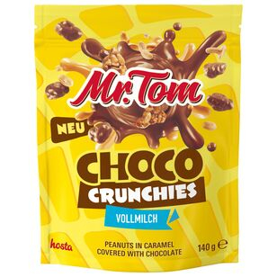 Mr.Tom Choco Crunchies Vollmilch, 18 x 140g Beutel