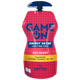 Capri Sun Game On Red Berry Energy Drink, 15 x 0.33 l Trinkbeutel