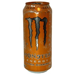 Monster Energy Drink Ultra Sunrise Zero Sugar, 12 x 0.473 l Dose EINWEG