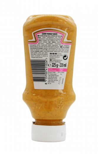 Heinz Curry Mango Sauce, Indian Style 4 x 220ml Tuben