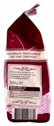 Gut & Günstig Waffelröllchen, 6 x 200g Packungen