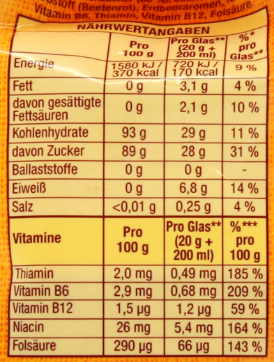 Kaba Erdbeer Geschmack, 6 x 400g Beutel