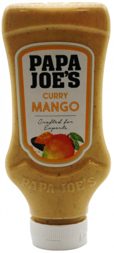 Papa Joe`s Curry-Mango Sauce 4 x 300ml Tuben