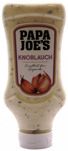 Papa Joe`s Knoblauch Sauce 4 x 300ml Tuben