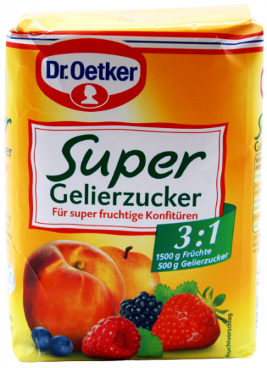 Dr. Oetker Gelierzucker Super 3:1, 7 x 500g Packungen