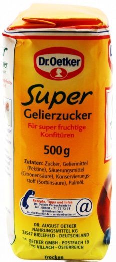 Dr. Oetker Gelierzucker Super 3:1, 7 x 500g Packungen