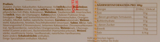 Lindt Pralines Hochfein, 6 x 200g Packungen