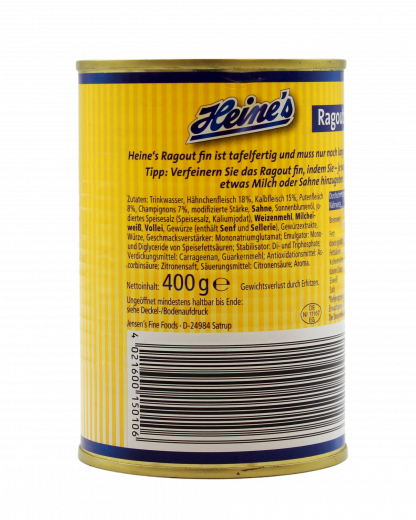 Heine's Ragout Fin, 6 x 400g Dosen