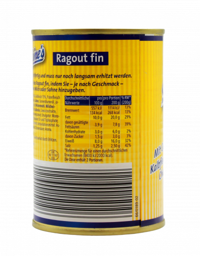 Heine's Ragout Fin, 6 x 400g Dosen