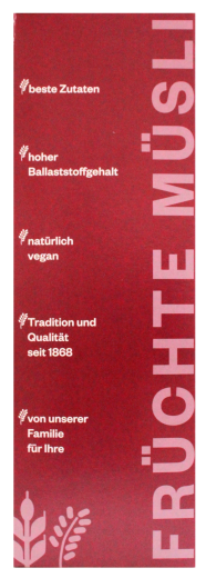 Brüggen Früchte-Müsli, 2 x 2 kg Packung