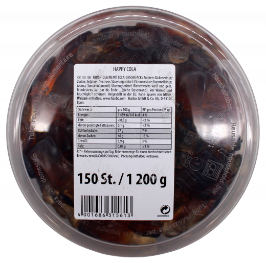 Haribo Happy-Cola 1200g Dose