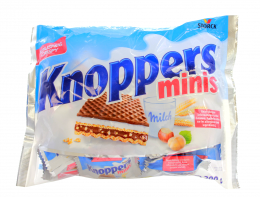 Knoppers minis 6 x 200g Packungen