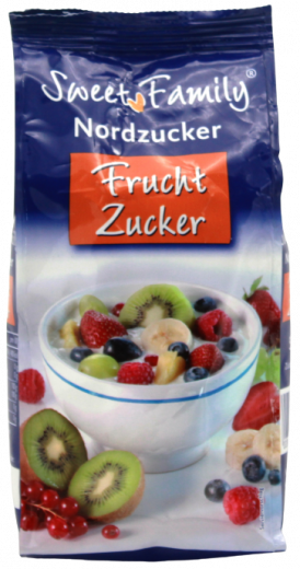 Sweet Family Nordzucker Fruchtzucker, 7 x 500g Packungen