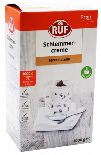 RUF Schlemmercreme Stracciatella, 1 x 1000g Packungen
