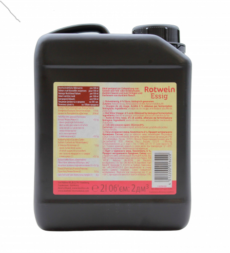 Kühne Rotwein Essig, 1 x 2 Liter Kanister