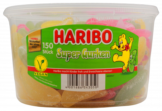 Haribo Super Gurken 1350g Dose