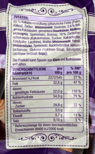 Gut & Günstig Mozartstäbchen, 5 x 200g Packungen